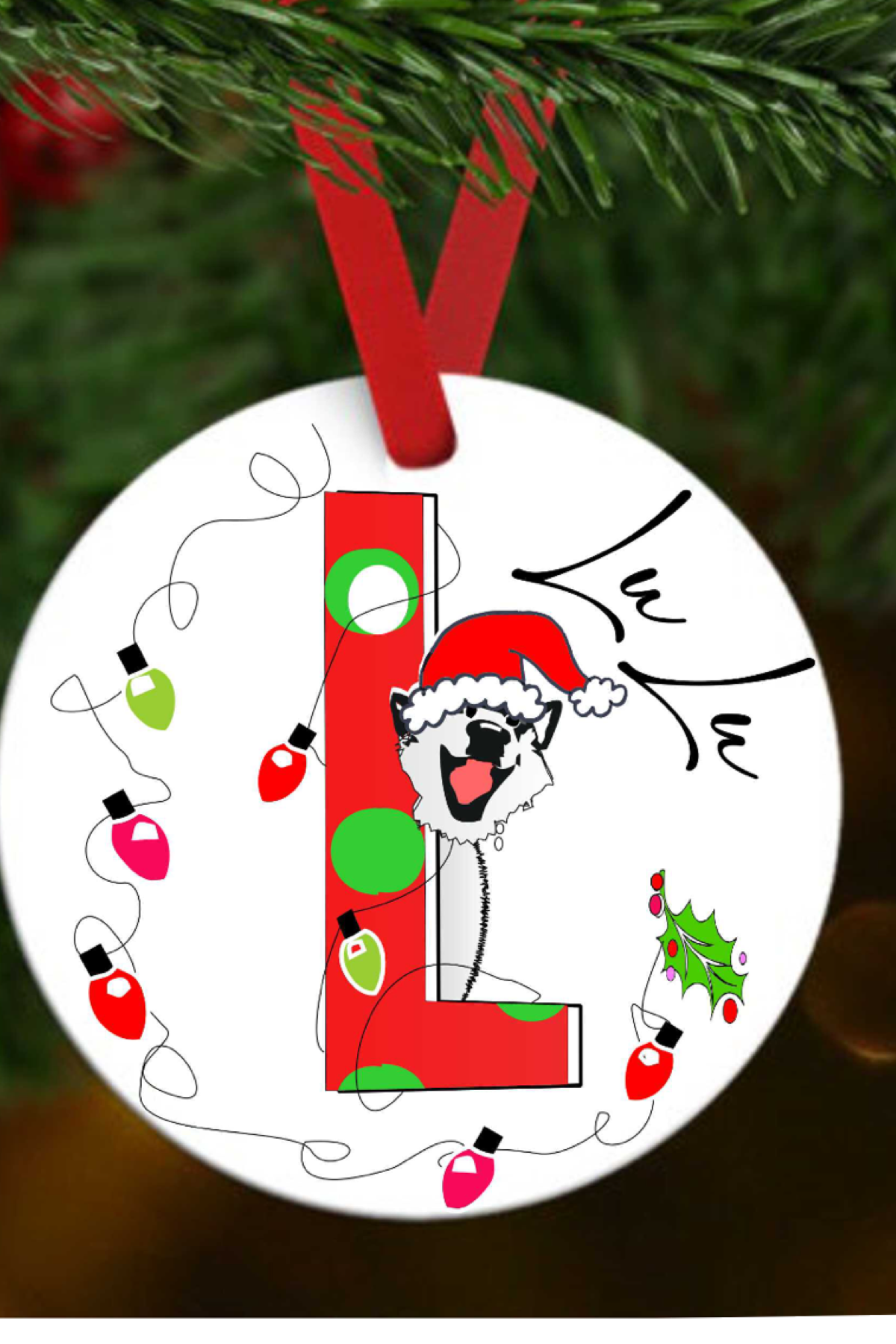 Personalized Christmas ornament