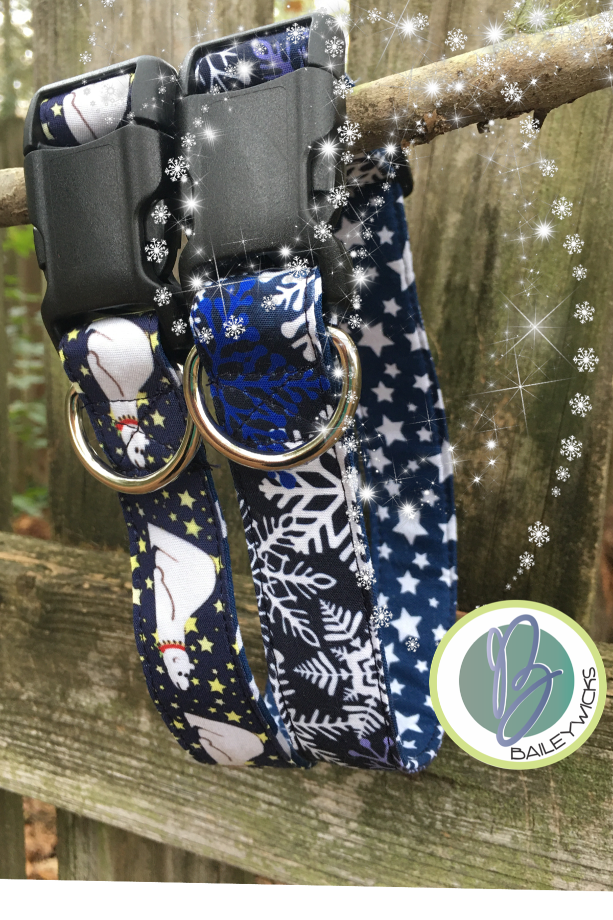 Christmas dog collar