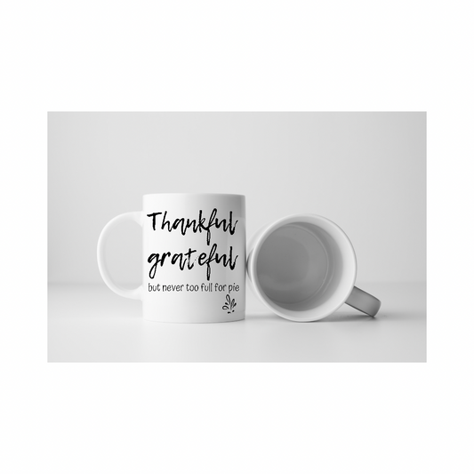 Thankful, coffee mug