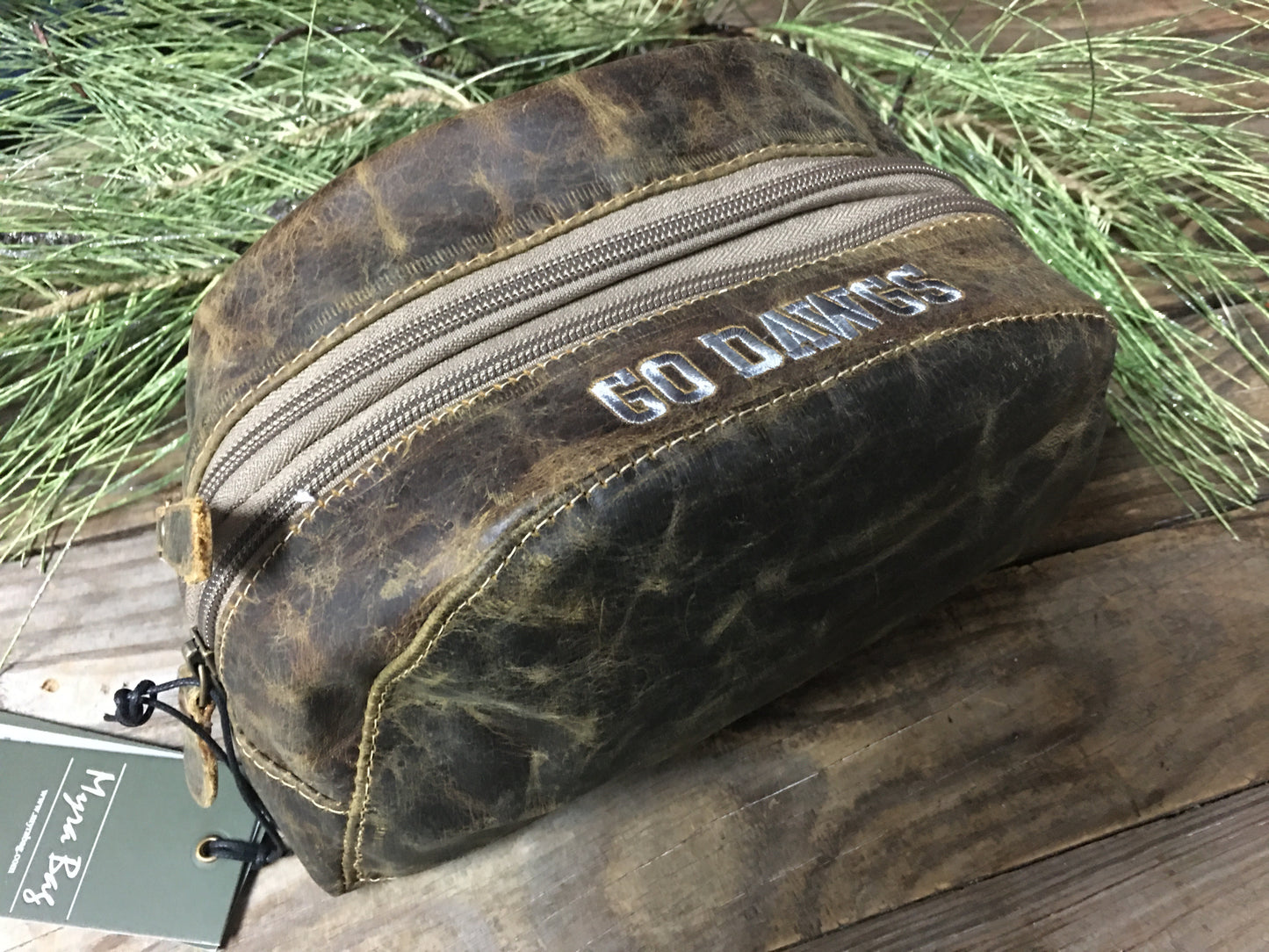 Men’s toiletry bag, leather toiletry bag