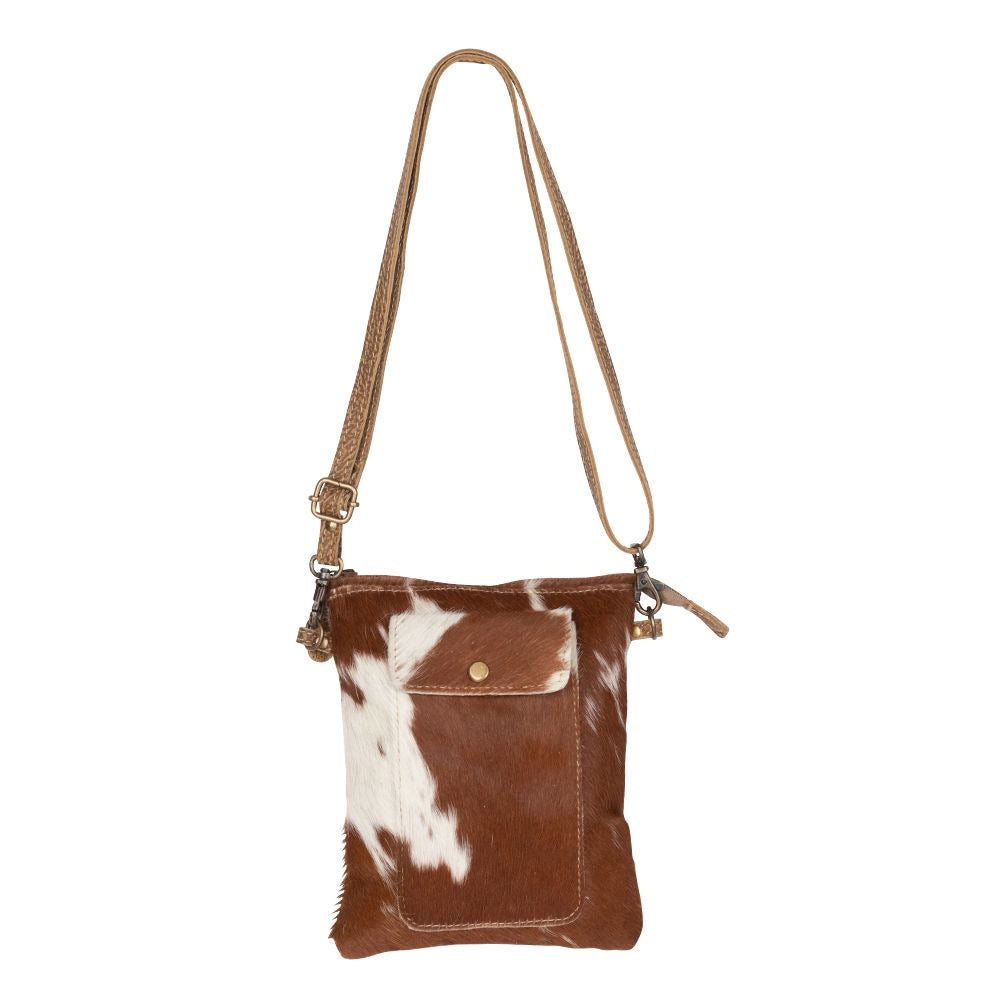 Leather crossbody purse