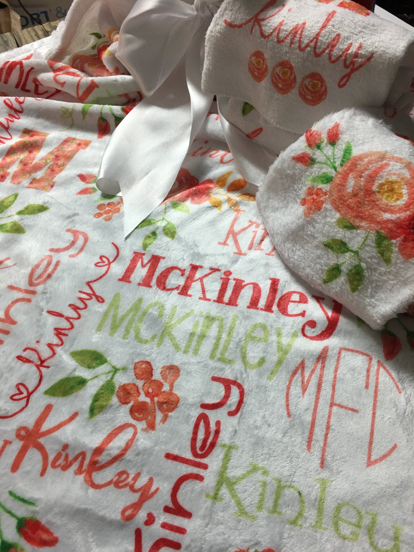 Personalized baby blanket