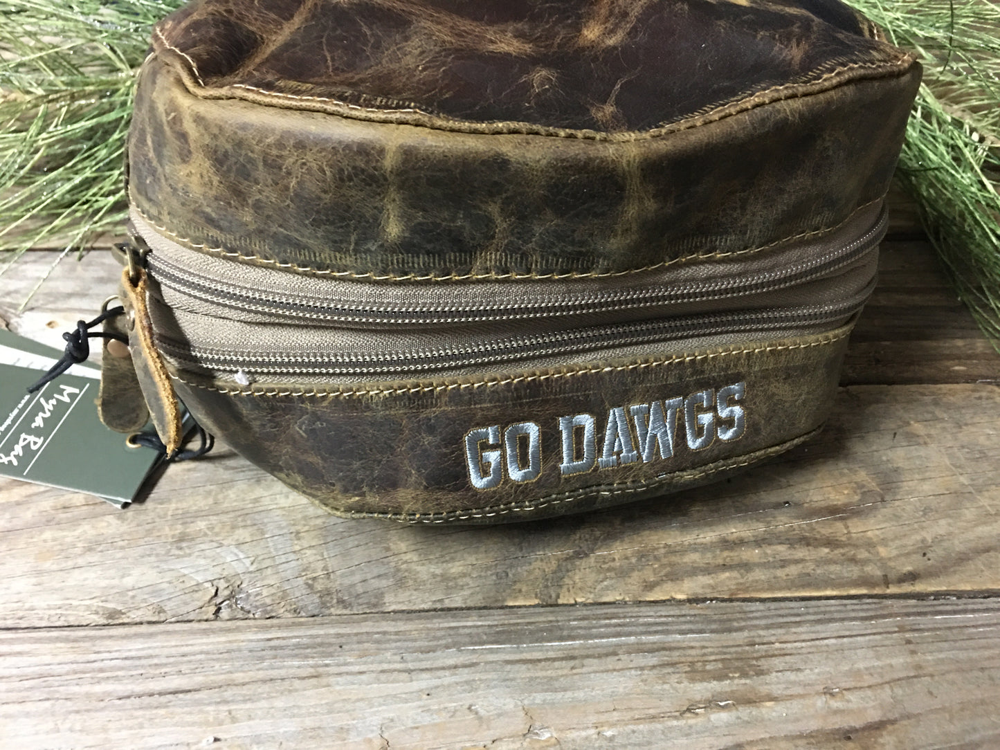 Men’s toiletry bag, leather toiletry bag