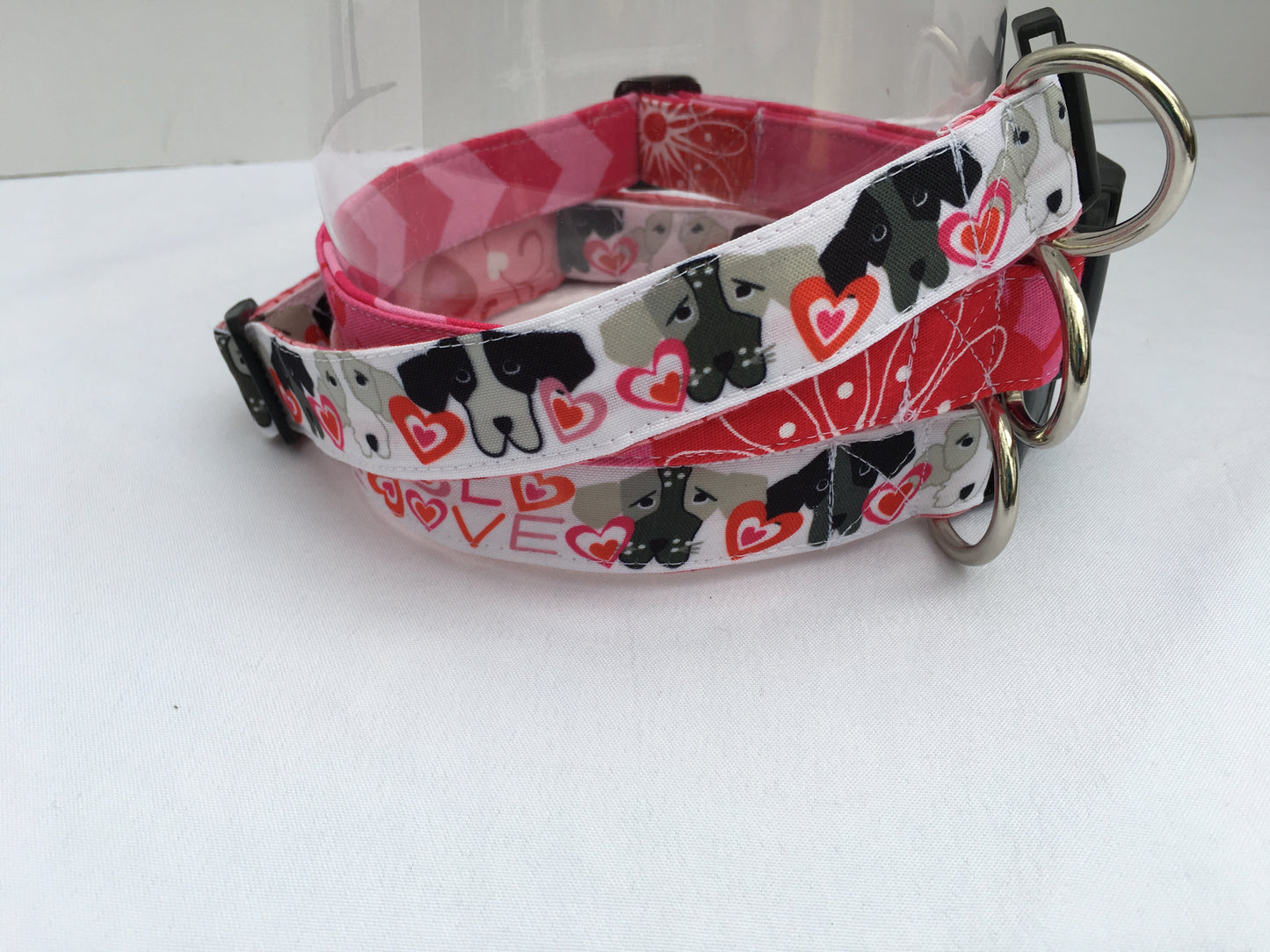 Valentines dog collar