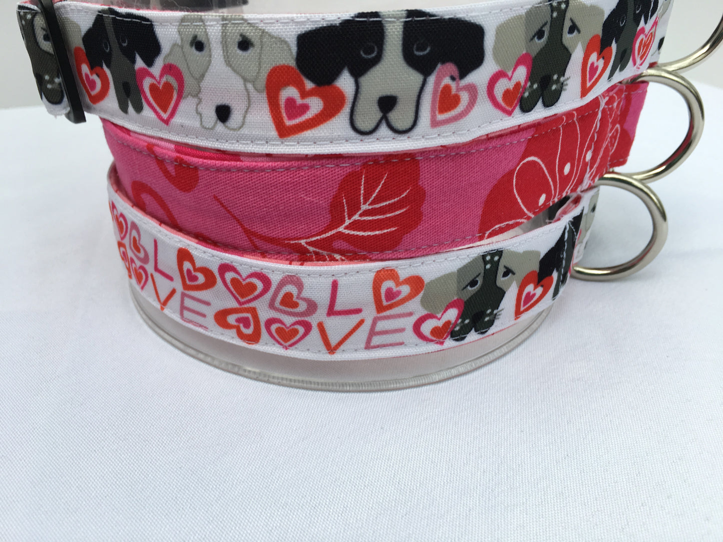Valentines dog collar