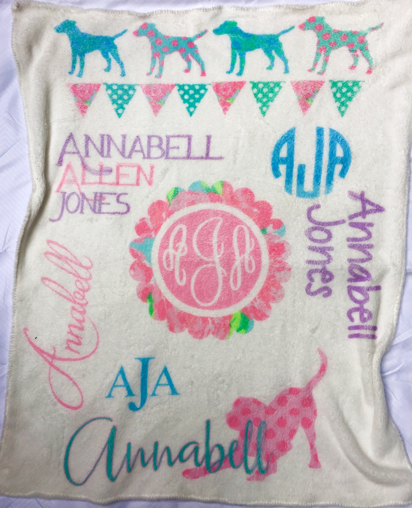 Personalized baby blanket