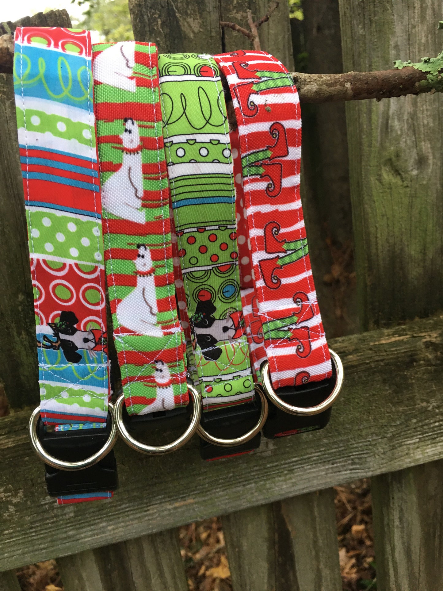 Christmas dog collar