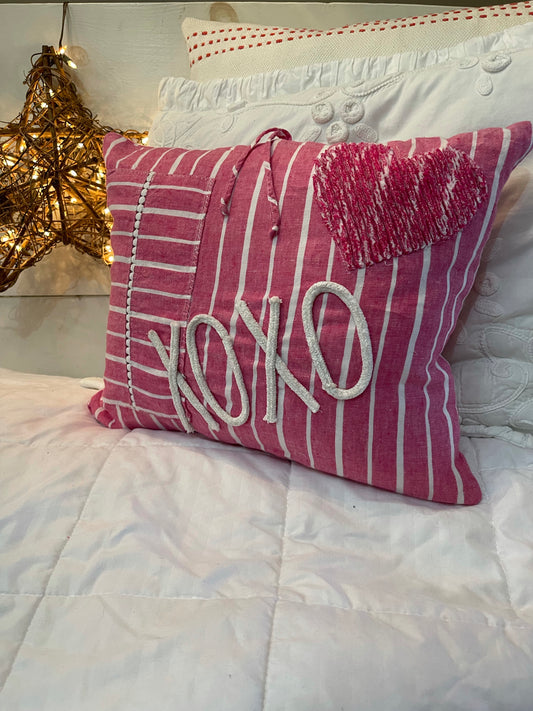 Valentine’s pillow, farmhouse pillow