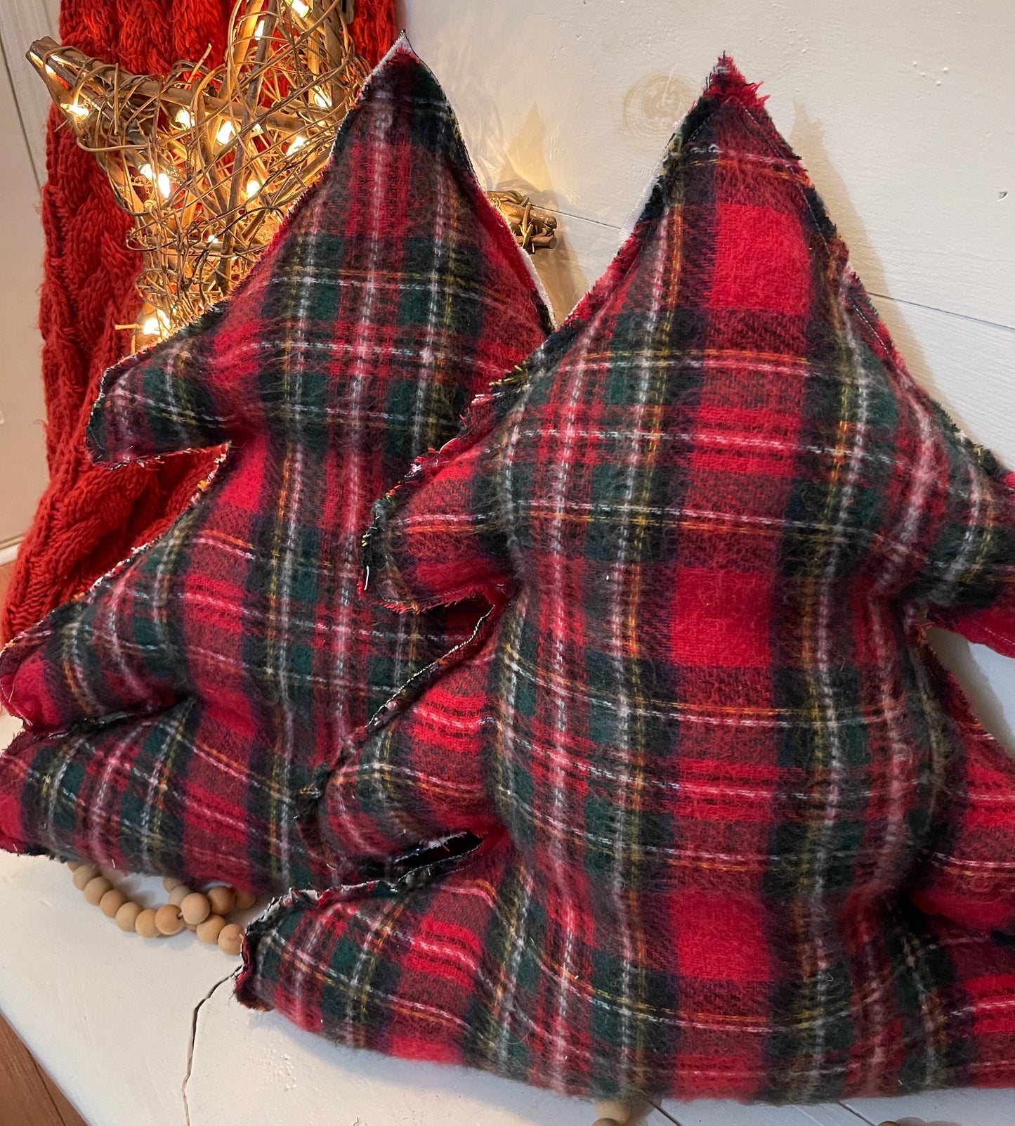 Christmas tree pillow