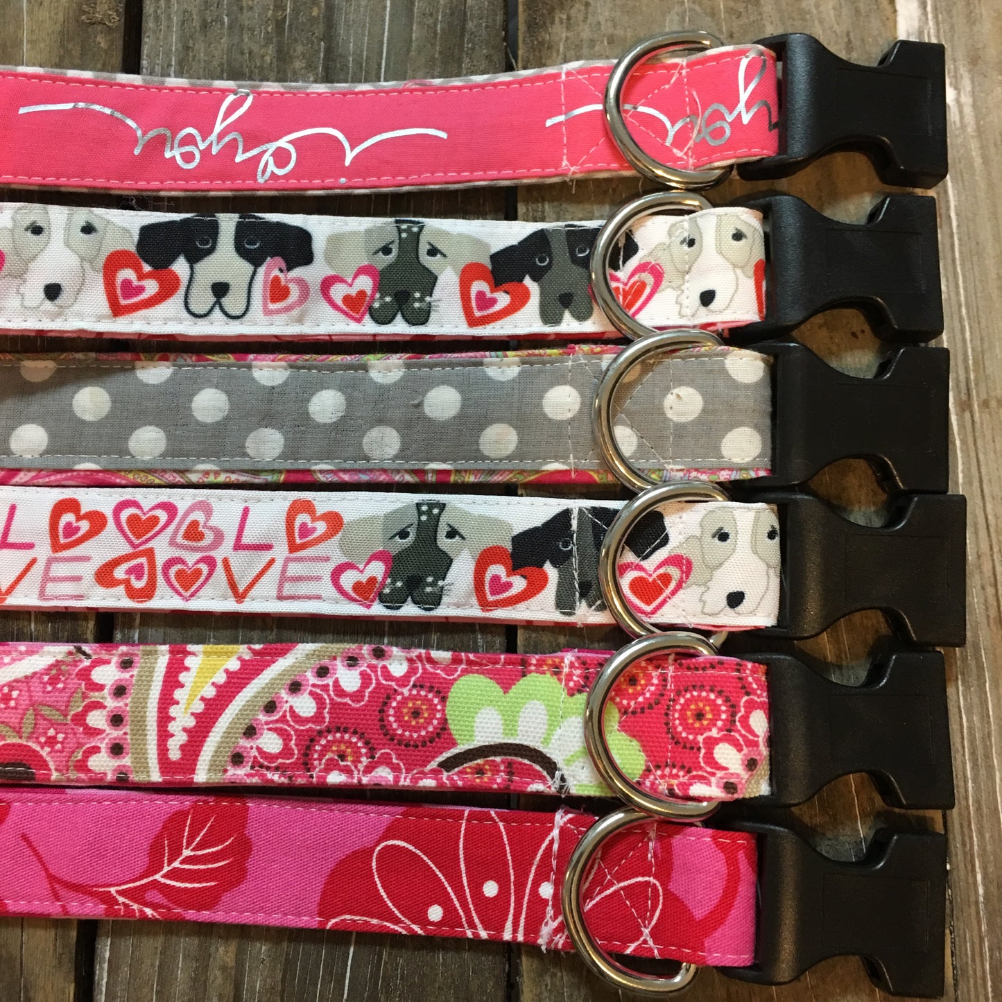 Valentines dog collar