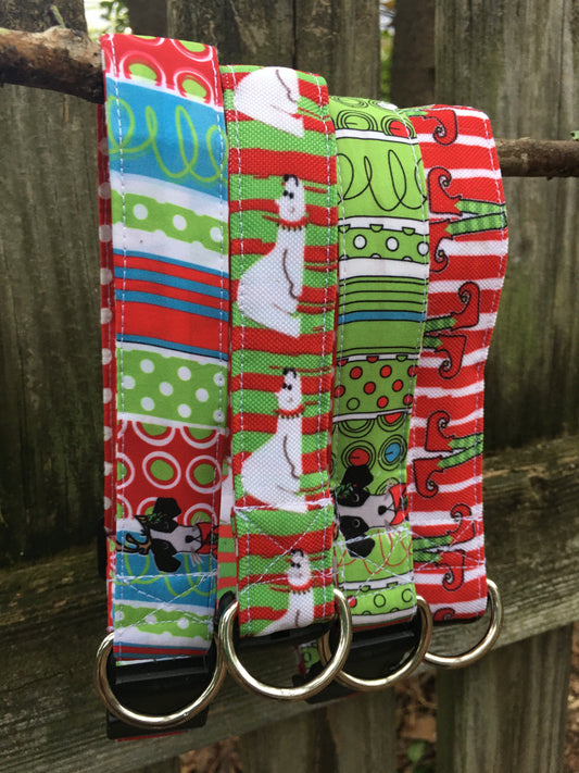 Christmas dog collar