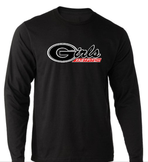 GA Girls softball shirt, team shirt