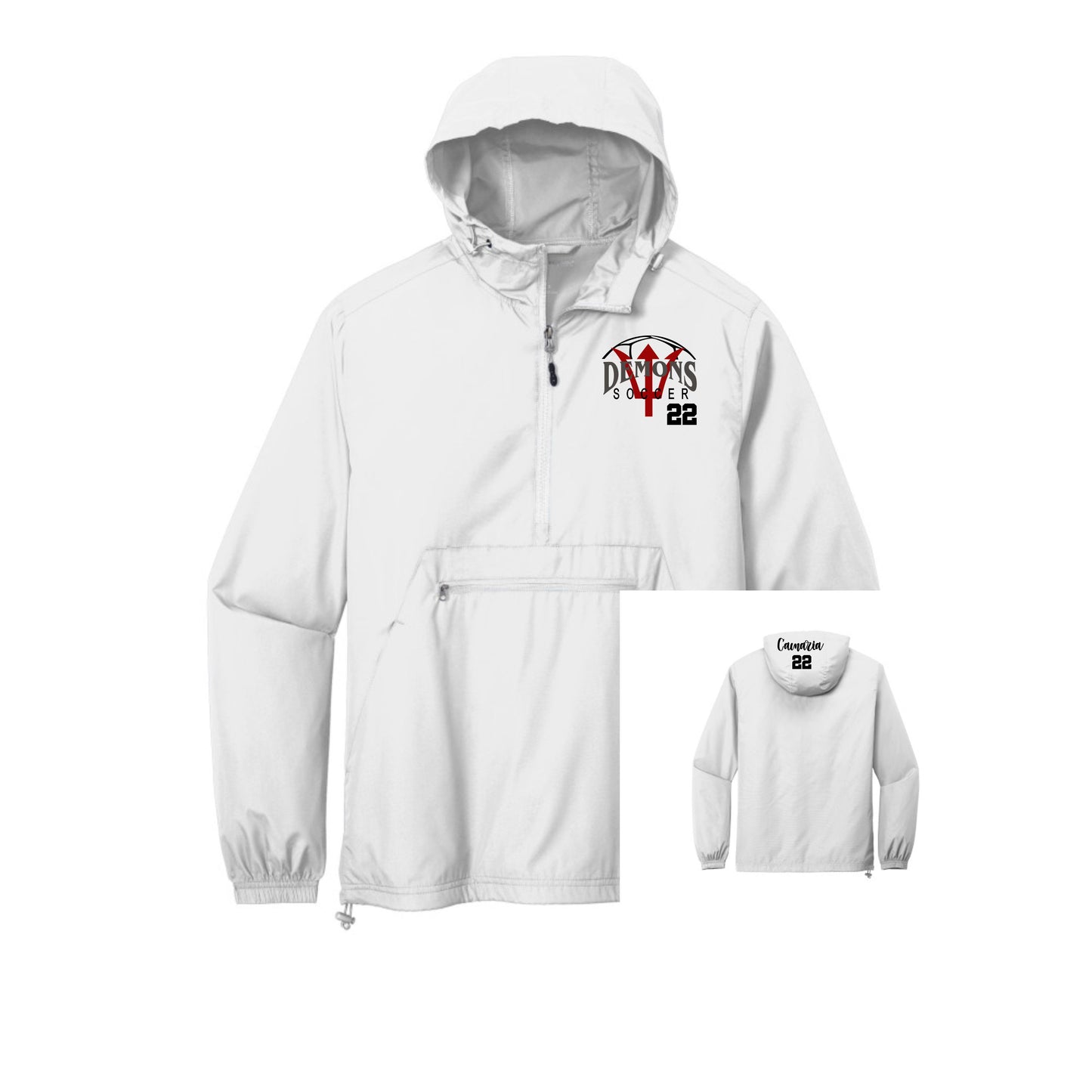 quarter zip windbreaker