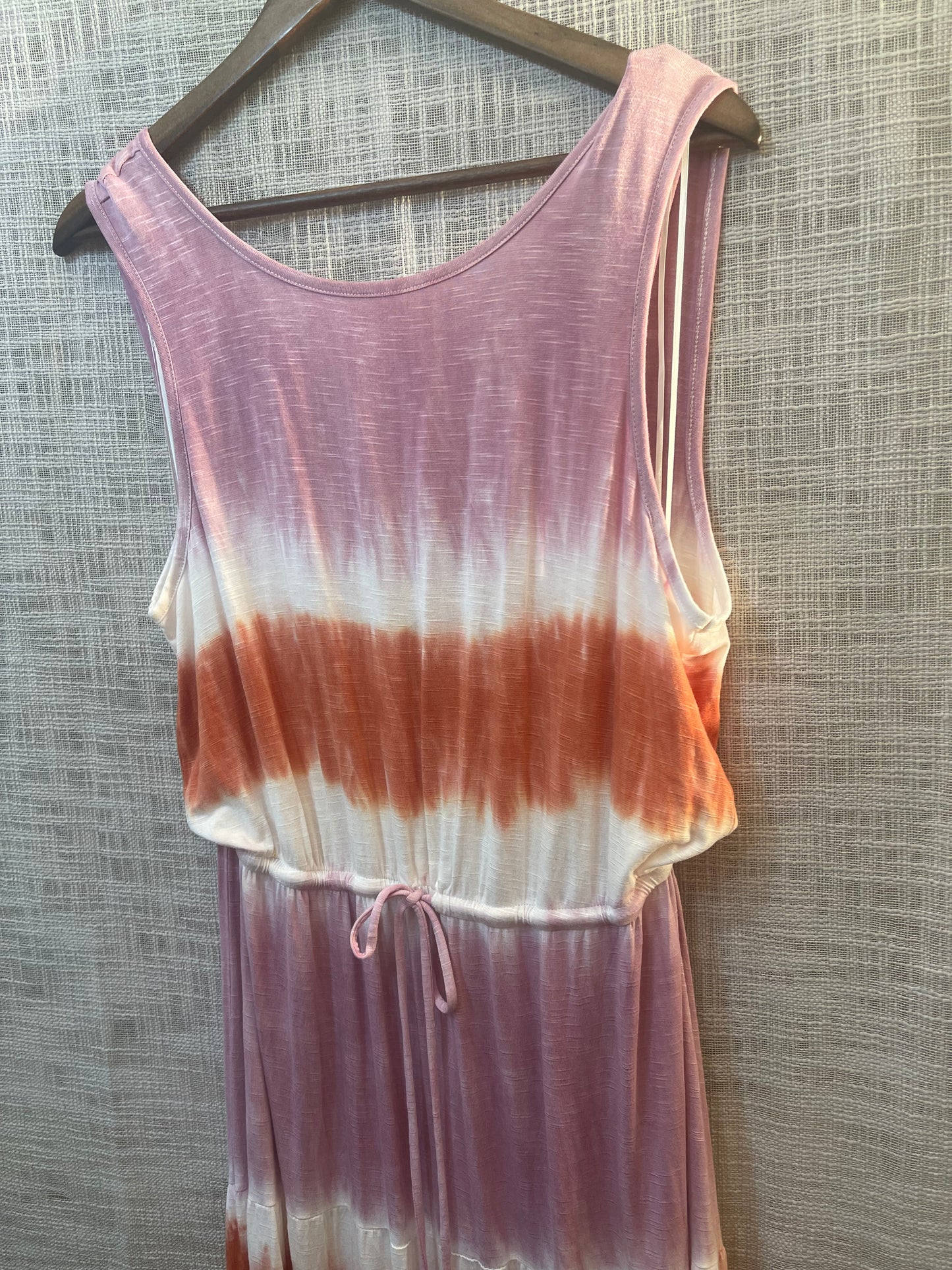 Tie dye sundress, beach dress, resort ware