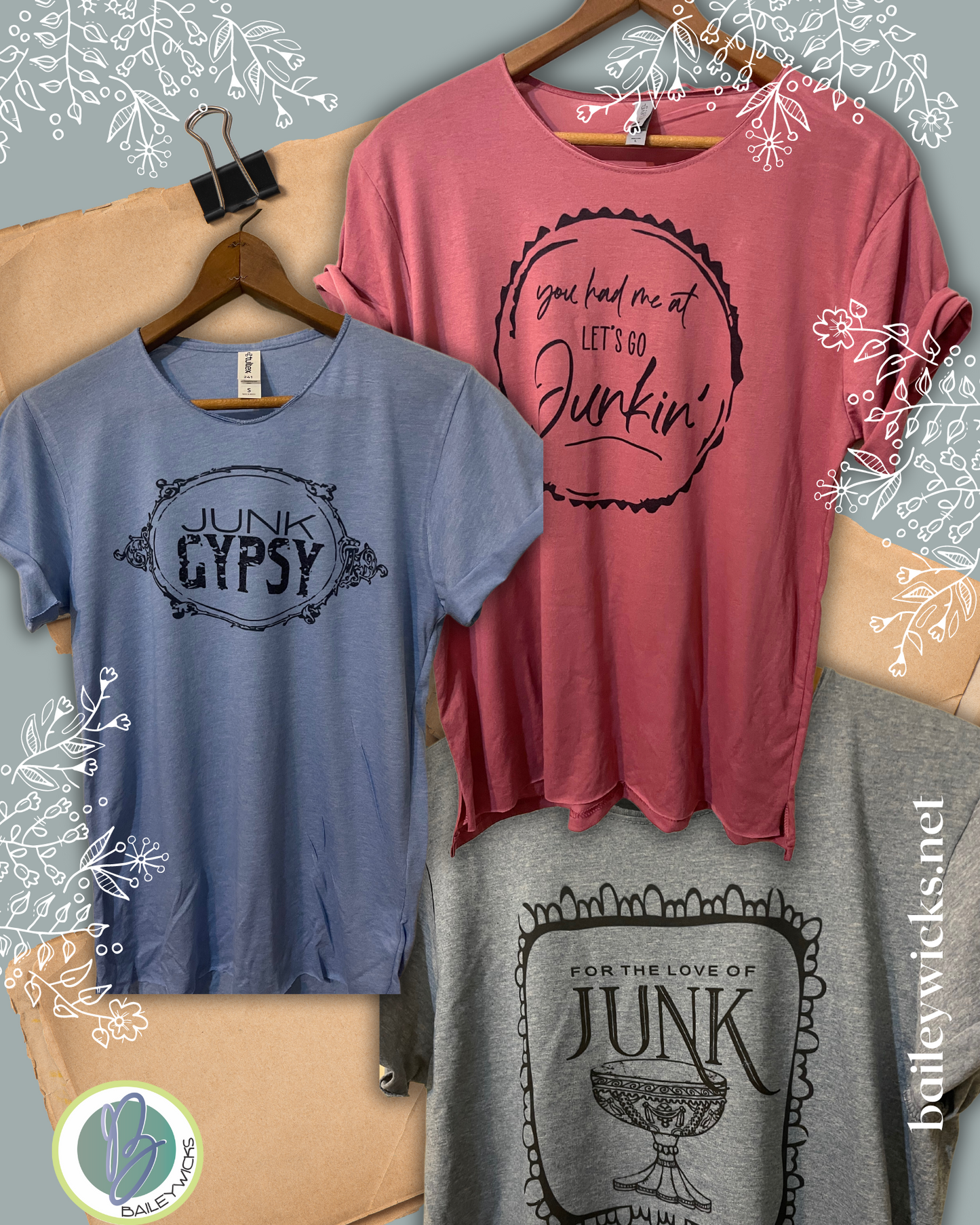 vintage lover t shirt, for the love of junk, junk gypsy, thrifted life, you had me at let's go junkin'