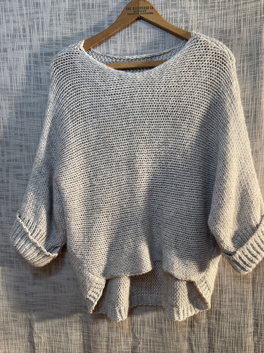 Cream loose knit sweater