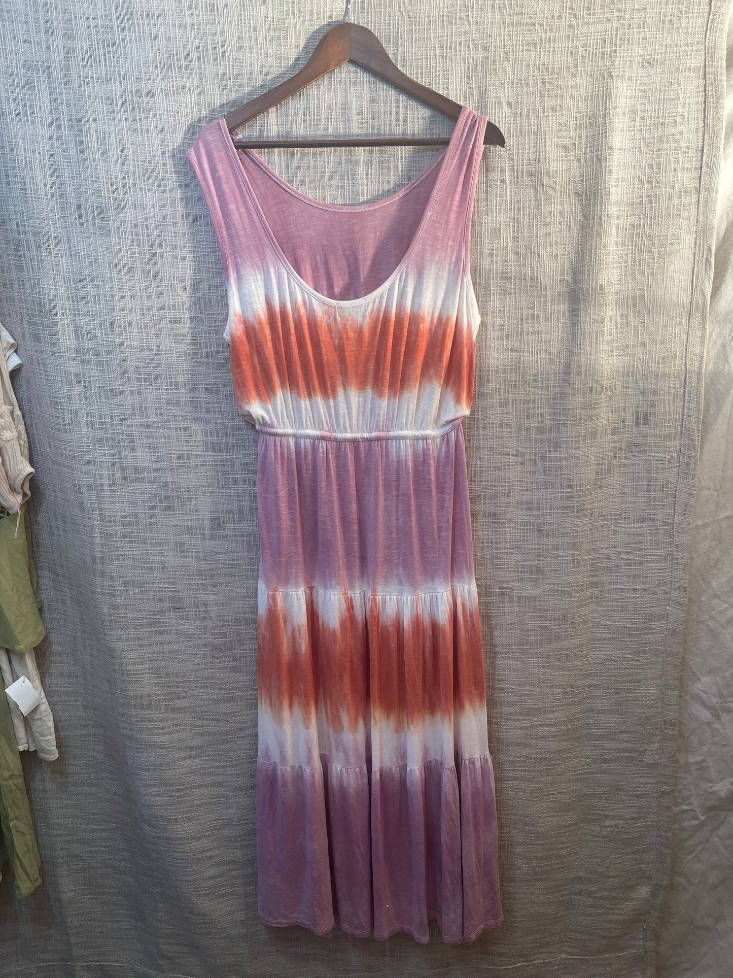 Tie dye sundress, beach dress, resort ware