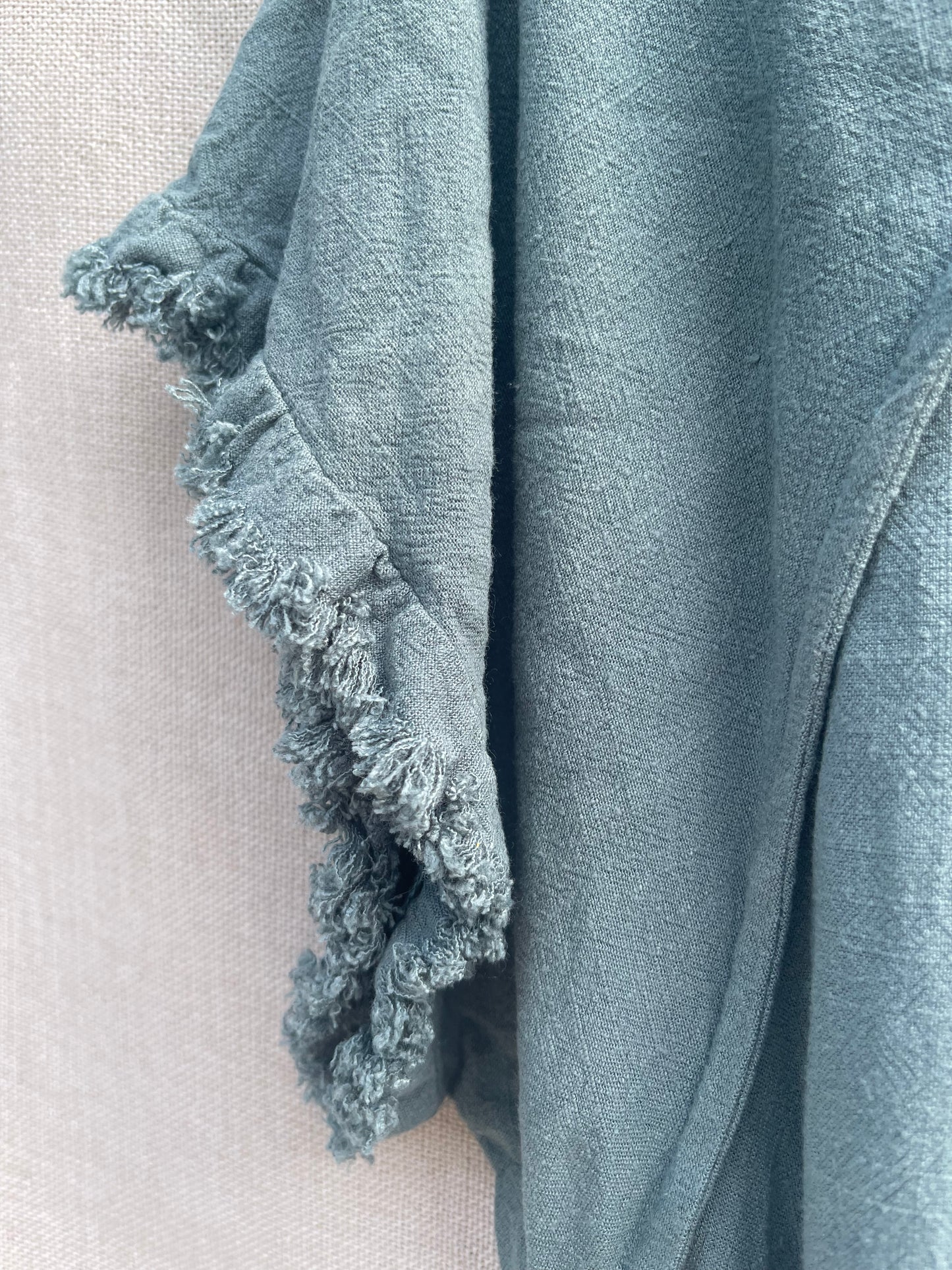 Frayed hem tunic, jade tunic Umgee reloved clothing