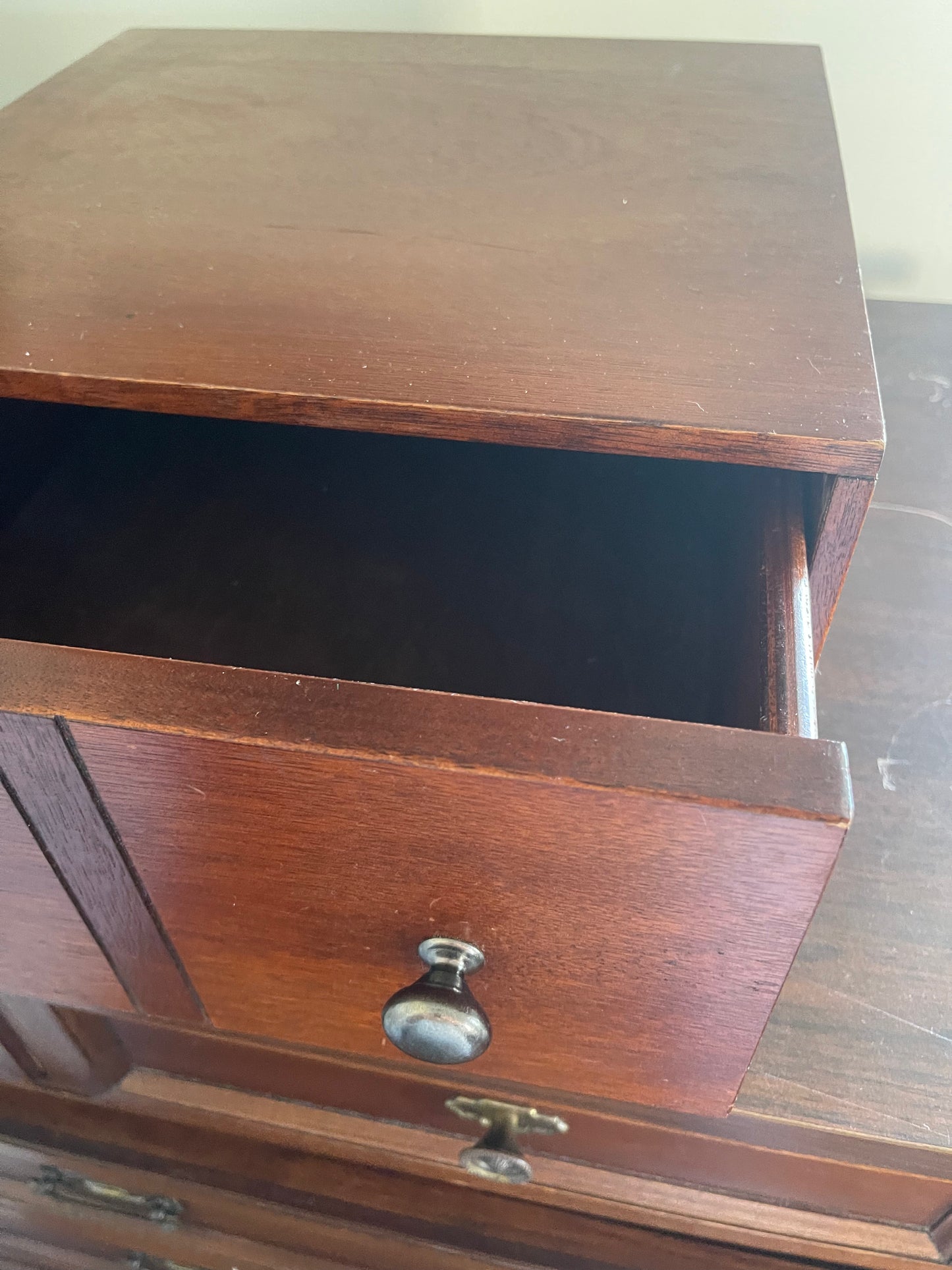 Vintage wooden box, dresser box, storage container