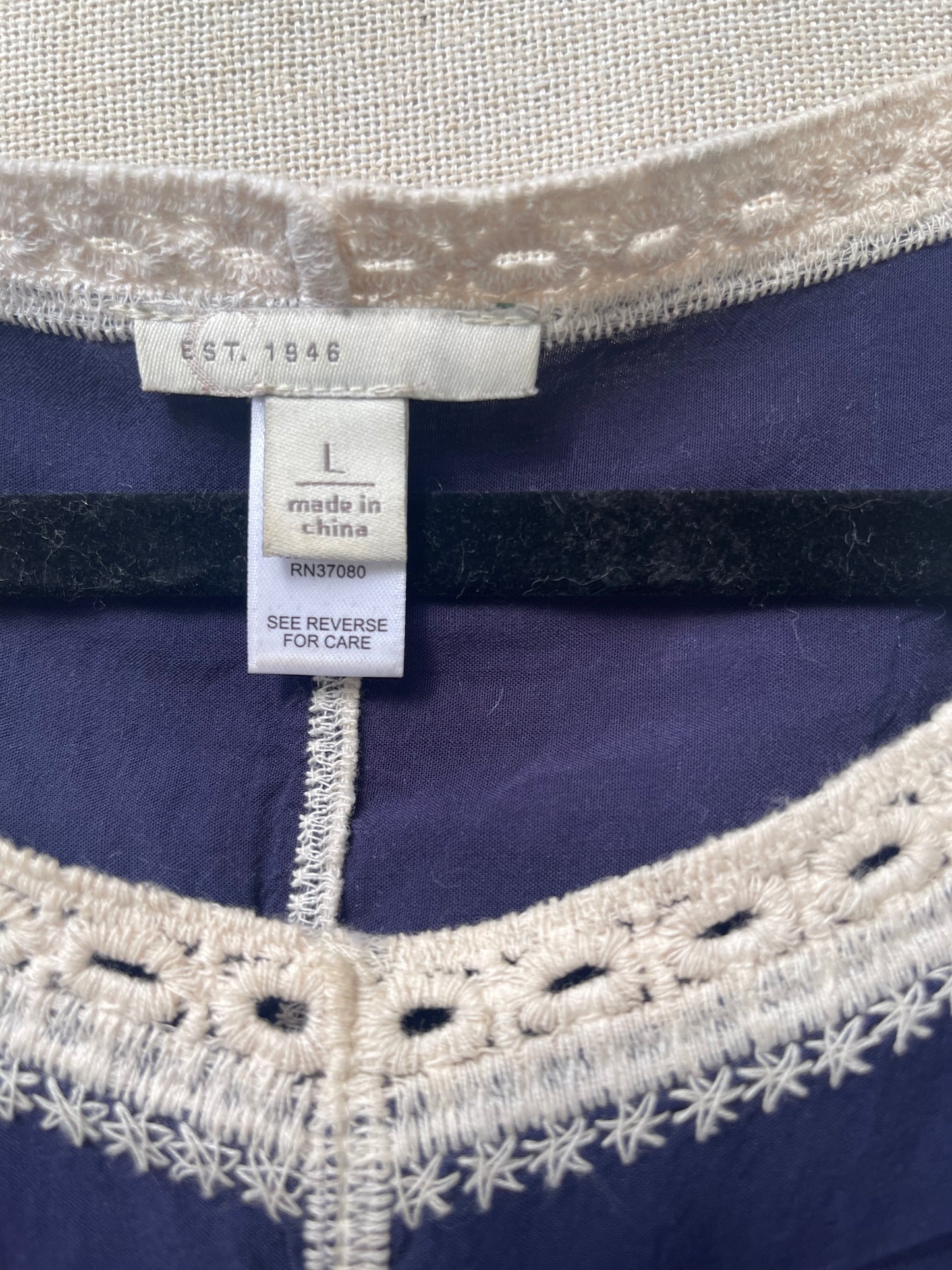 boho embroidered shirt, embroidery and lace design flowy top