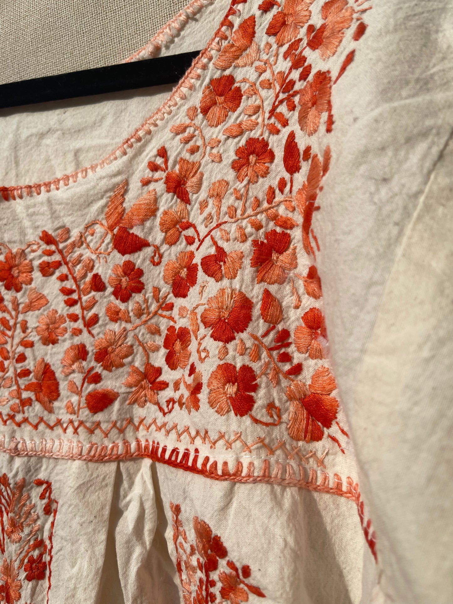 embroidered boho smock