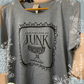 Vintage graphic t shirt for the love of junk, thrifters t shirt