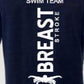 swim team t shirt breast stroke