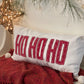 Christmas pillow HO HO HO