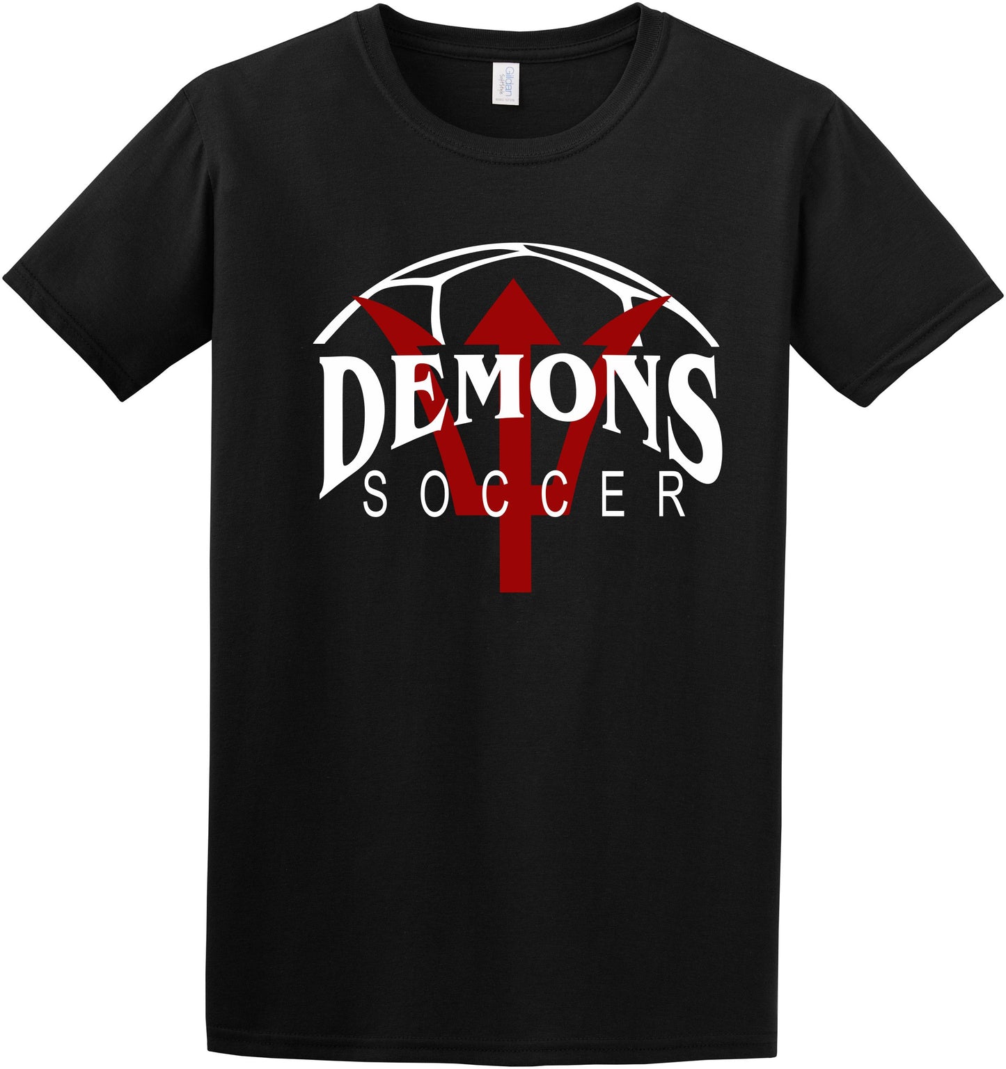soccer team shirt,  warner robins demons, demonettes