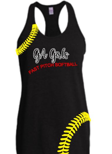 ga girls faastpitch softball tank