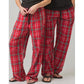 Plaid flannel pants
