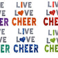 Live Love Cheer shirt, cheer team shirt