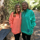 monogrammed sweatshirt Charles river personalized 1/4 zip sweatshirt