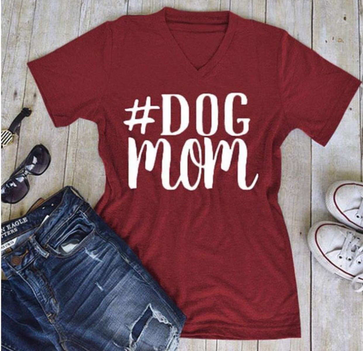 Dog mom t shirt