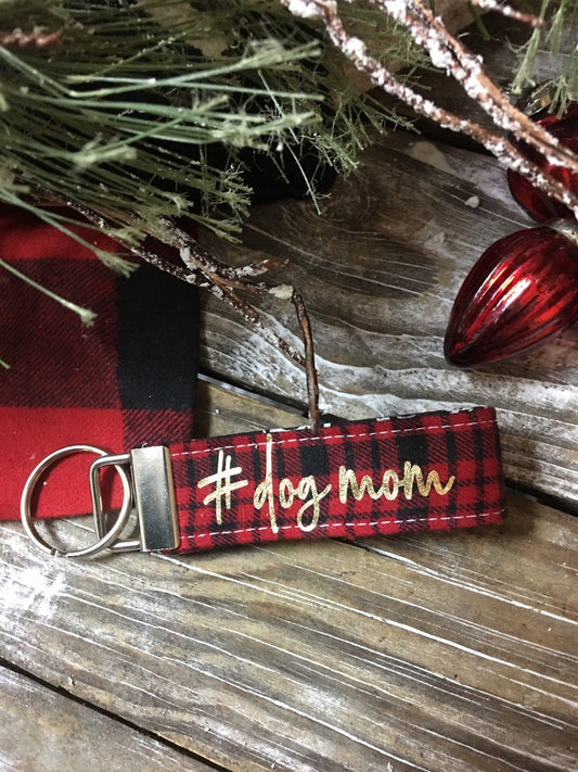 Dog mom key chain