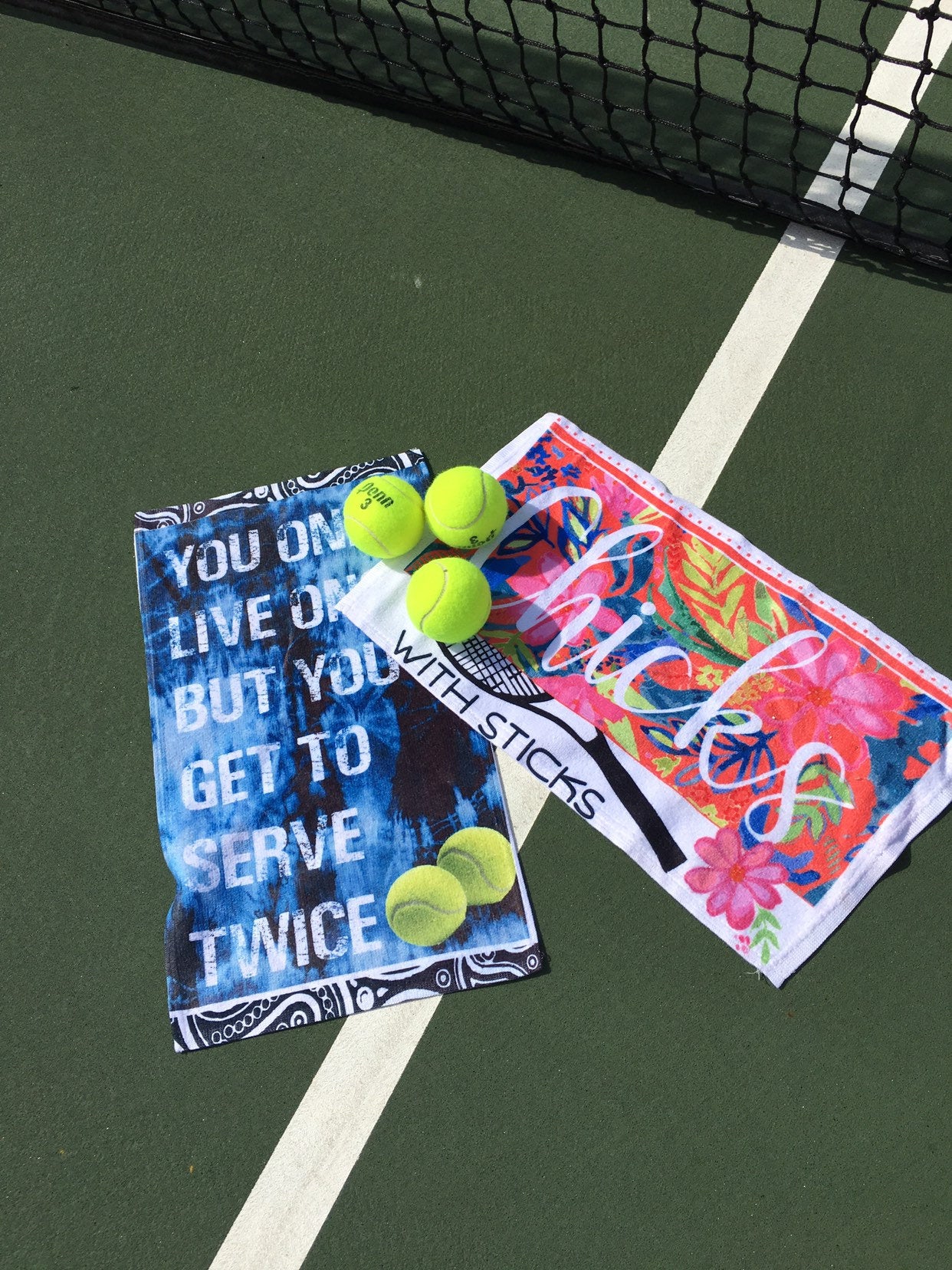 Tennis towel, tennis graphic towel