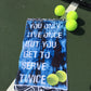Tennis towel, tennis graphic towel