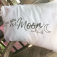Love you pillow case, Love you to the moon and back pillow case