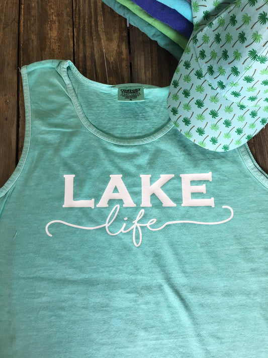 Lake life tank top,