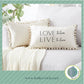 Personalized pillow, customize pillow words and letters