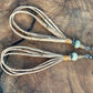 Boho earrings, dangle drop cork earrings.