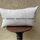 Word pillow, pillow with your lettering, nursery pillow, personalized pillow, farmhouse style pillow, pillow with words