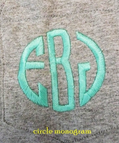 Monogrammed pocket t-shirt, personalized pocket t-shirt, Long Sleeved T