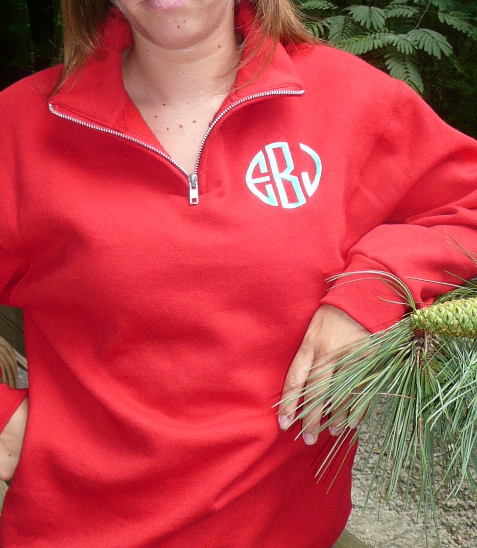 monogrammed sweatshirt SALE, quarter zip sweatshirt monogrammedhttps://www.etsy.com/listing/474630414