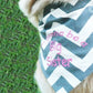 dog bandana, baby announcement, chevron dog bandana