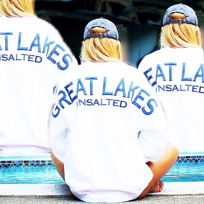 lake unsalted jersey, team jersey, custom billboard jersey, great lakes unsalted, lake life