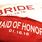 Wedding party jersey, customized billboard jersey