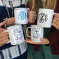 personalized coffee mug, a little bit of coffee and a whole lot of jesus