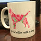 Dog lover mug, personalized mug