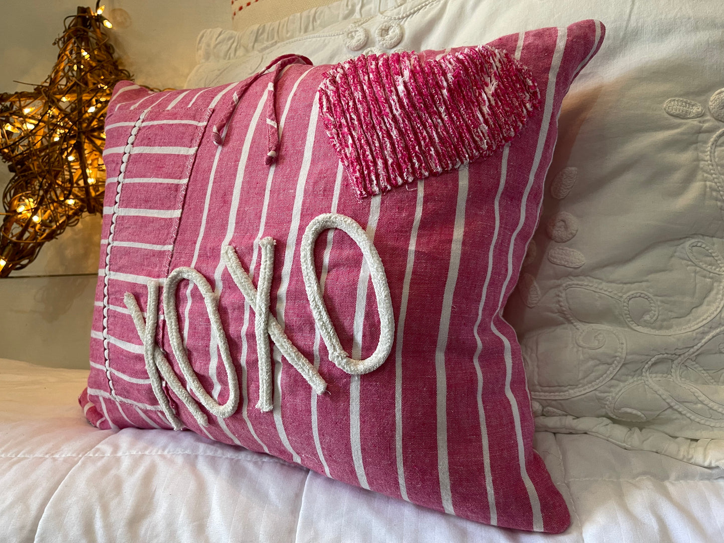 Valentine’s pillow, farmhouse pillow